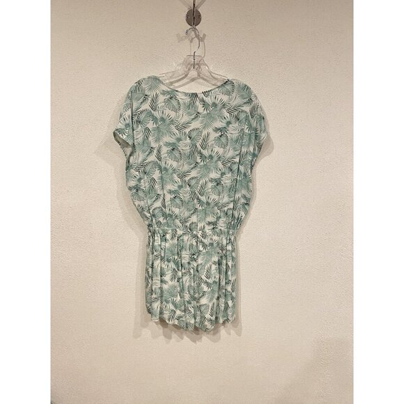 Rails Romper Womens Small Green Palm Print Vera Short Sleeve V Neck Viscose - Picture 5 of 5